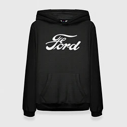 Толстовка-худи женская Ford форд крбон, цвет: 3D-черный