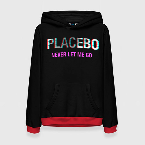 Женская толстовка Placebo Never Let Me Go / 3D-Красный – фото 1