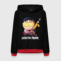 Толстовка-худи женская Южный парк - South Park, цвет: 3D-красный