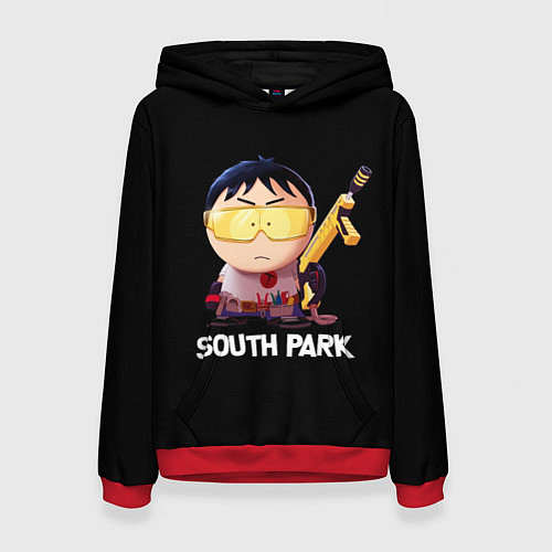 Женская толстовка Южный парк - South Park / 3D-Красный – фото 1