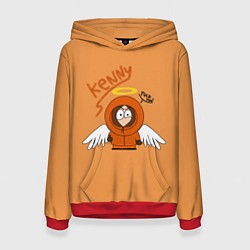 Толстовка-худи женская Южный парк - Кенни Kenny, цвет: 3D-красный