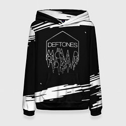 Толстовка-худи женская Deftones, цвет: 3D-черный