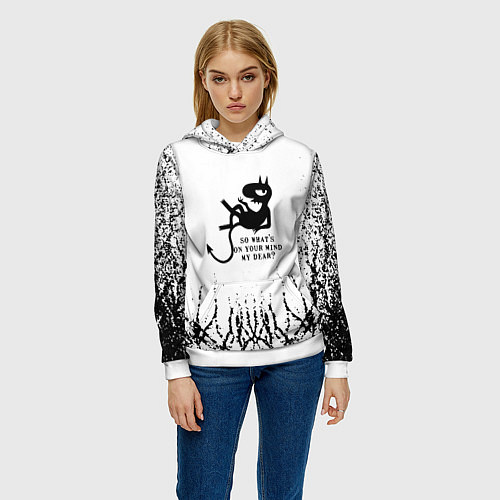 Женская толстовка DISENCHANTMENT LUCI / 3D-Белый – фото 3