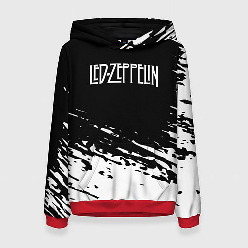 Женская толстовка LED ZEPPELIN ЛЕД ЗЕППЕЛИН / 3D-Красный – фото 1