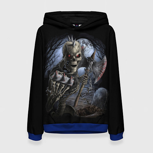 Женская толстовка Территория кошмана / 3D-Синий – фото 1