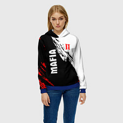Толстовка-худи женская MAFIA II мафия 2, цвет: 3D-синий — фото 2