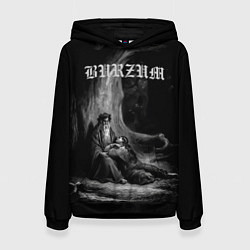 Толстовка-худи женская The Ways of Yore - Burzum, цвет: 3D-черный