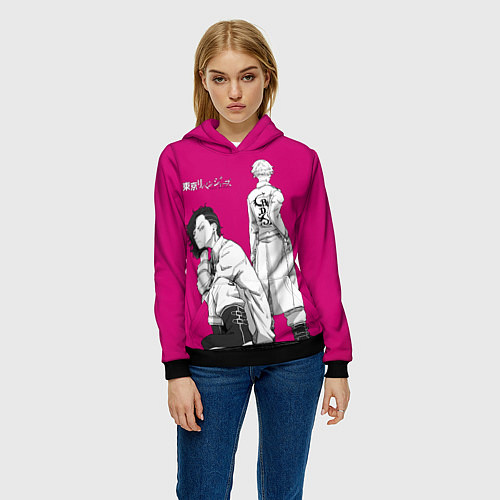 Женская толстовка Хадзимэ Коконой / 3D-Черный – фото 3