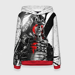 Толстовка-худи женская Samurai Red, цвет: 3D-красный