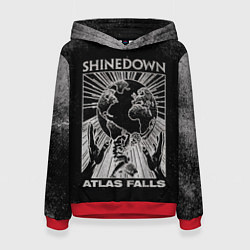 Толстовка-худи женская Atlas Falls - Shinedown, цвет: 3D-красный