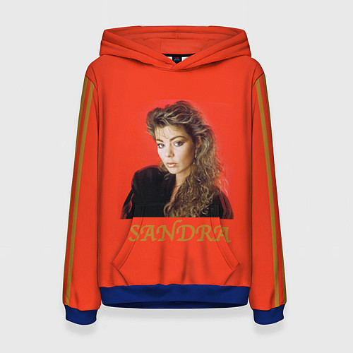 Женская толстовка Звёзды 80-х Sandra / 3D-Синий – фото 1