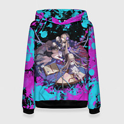 Толстовка-худи женская Грета Honkai star rail, цвет: 3D-черный