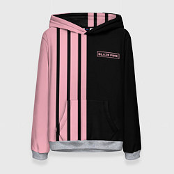 Женская толстовка BLACKPINK HALF BLACK-PINK MINI LOGO