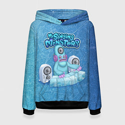 Толстовка-худи женская My singing monsters ДИДЖ Deedge, цвет: 3D-черный