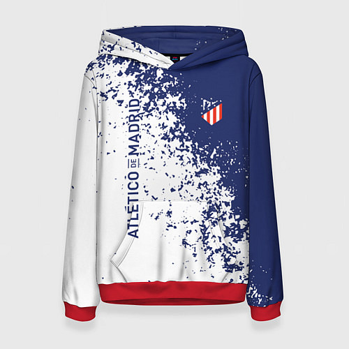 Женская толстовка Atletico madrid football sport / 3D-Красный – фото 1