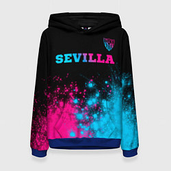 Толстовка-худи женская Sevilla Neon Gradient, цвет: 3D-синий