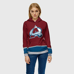 Толстовка-худи женская Колорадо Эвеланш Форма, цвет: 3D-меланж — фото 2