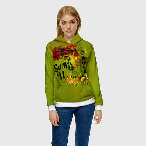 Женская толстовка Chuck - Sum 41 / 3D-Белый – фото 3