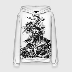 Толстовка-худи женская Metal Gear Rising: Revengeance, цвет: 3D-белый