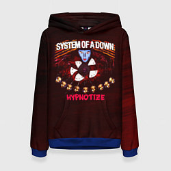 Толстовка-худи женская Hypnotize - System of a Down, цвет: 3D-синий