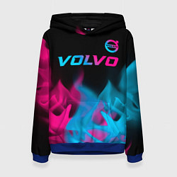 Толстовка-худи женская Volvo Neon Gradient, цвет: 3D-синий