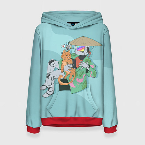 Женская толстовка Бродяга с друзьями / 3D-Красный – фото 1