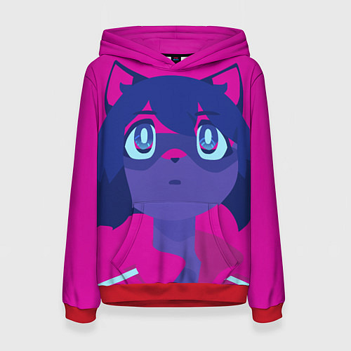 Женская толстовка Красотка Митиру - Совершенно новое животное / 3D-Красный – фото 1