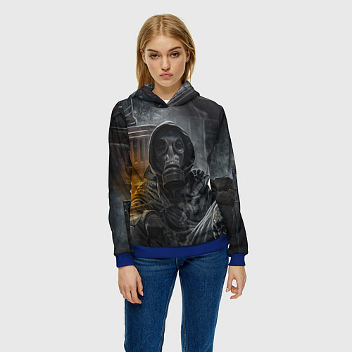 Женская толстовка STALKER На Привале В Припяти / 3D-Синий – фото 3