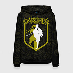 Толстовка-худи женская Capoeira Galera, цвет: 3D-черный