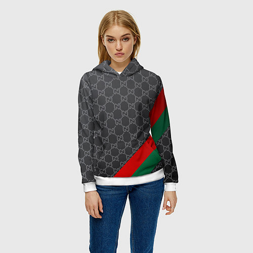 Женская толстовка В стиле gucci / 3D-Белый – фото 3