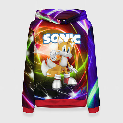Женская толстовка Майлз Тейлз Прауэр - Sonic - Видеоигра / 3D-Красный – фото 1
