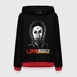 Толстовка-худи женская Limp bizkit Wes Borland, цвет: 3D-красный