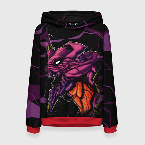 Женская толстовка Ева-01 / 3D-Красный – фото 1