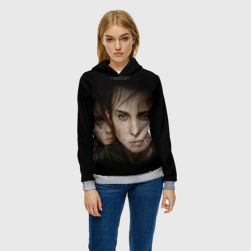 Женская толстовка A Plague Tale: Requiem / 3D-Меланж – фото 3
