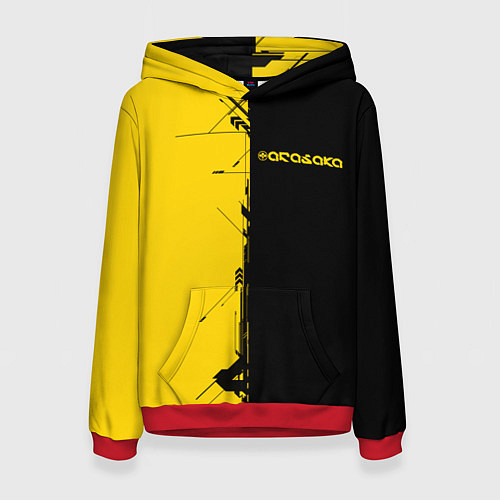 Женская толстовка Arasaka corporation / 3D-Красный – фото 1