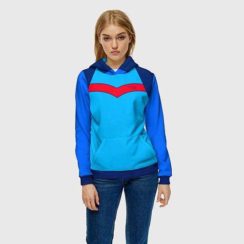 Женская толстовка Спортик из 90х FIRM / 3D-Синий – фото 3