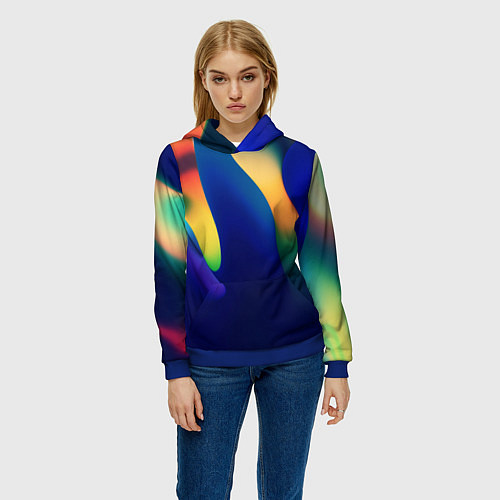 Женская толстовка Death Stranding мир / 3D-Синий – фото 3