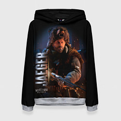 Толстовка-худи женская World War Heroes Jaeger, цвет: 3D-меланж