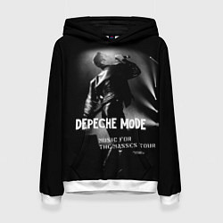 Толстовка-худи женская Depeche Mode - Music for the Masses tour, цвет: 3D-белый