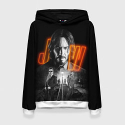 Толстовка-худи женская John Wick Chapter 4, цвет: 3D-белый