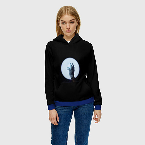 Женская толстовка The Limba - Celine / 3D-Синий – фото 3