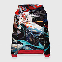 Толстовка-худи женская Шань гуй ю яо, цвет: 3D-красный