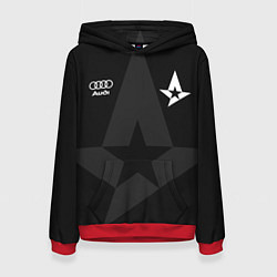 Толстовка-худи женская Форма Astralis black, цвет: 3D-красный