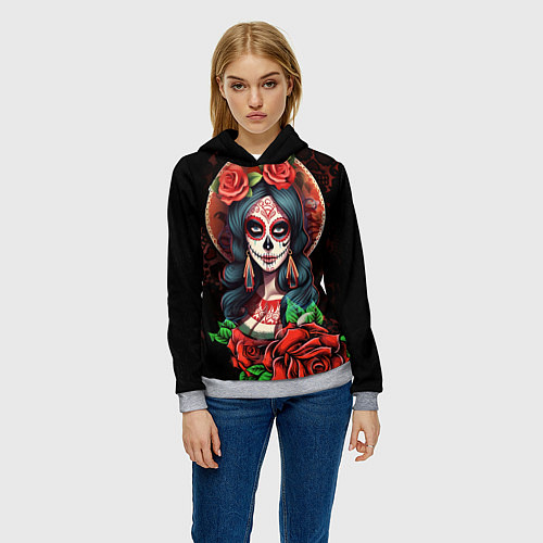 Женская толстовка Паломница - La Peregrina / 3D-Меланж – фото 3