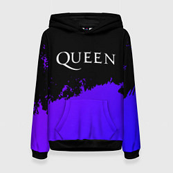 Женская толстовка Queen purple grunge