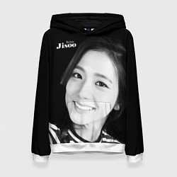 Толстовка-худи женская Blackpink Jisoo in vest, цвет: 3D-белый