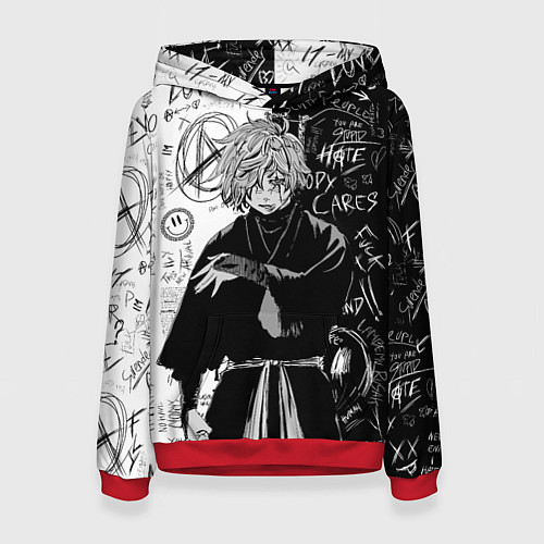 Женская толстовка Инсайд Габимару - Адский рай / 3D-Красный – фото 1