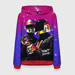 Толстовка-худи женская Daft Punk Discovery, цвет: 3D-красный