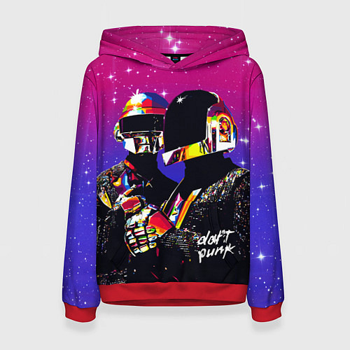 Женская толстовка Daft Punk Discovery / 3D-Красный – фото 1