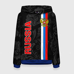 Женская толстовка Russia black style